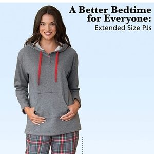 NWT Pajamagram Matching Christmas Hoodie PJ Set